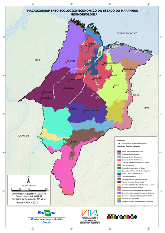Geomorfologia do Estado do Maranhão - (2013)