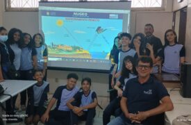 Alunos do Colégio Adventista visitam o NUGEO