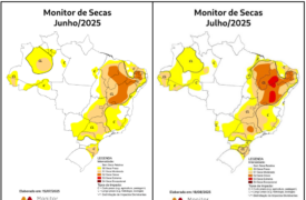 Monitor de Secas referente ao mês 07/2025