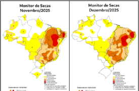 Monitor de Secas referente ao mês de 12/2025