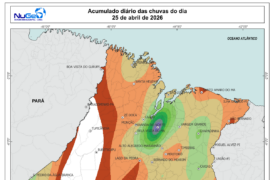 Chuvas do dia 25/04/2026