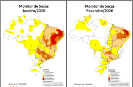 Monitor de Secas referente ao mês de 02/2026