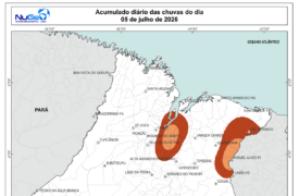 Chuvas do dia 05/07/2026