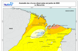 Avaliação Mensal das Chuvas do Maranhão (junho de 2026)